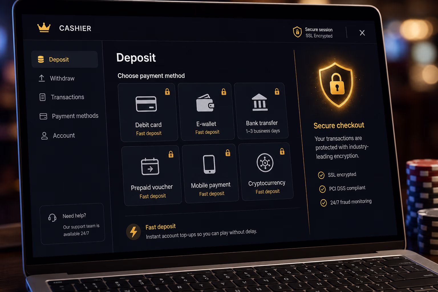Security and Responsible Gambling Tools